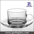 Louça de vidro &amp; Saucer Set Set / chá (TZ-GB09D2406)